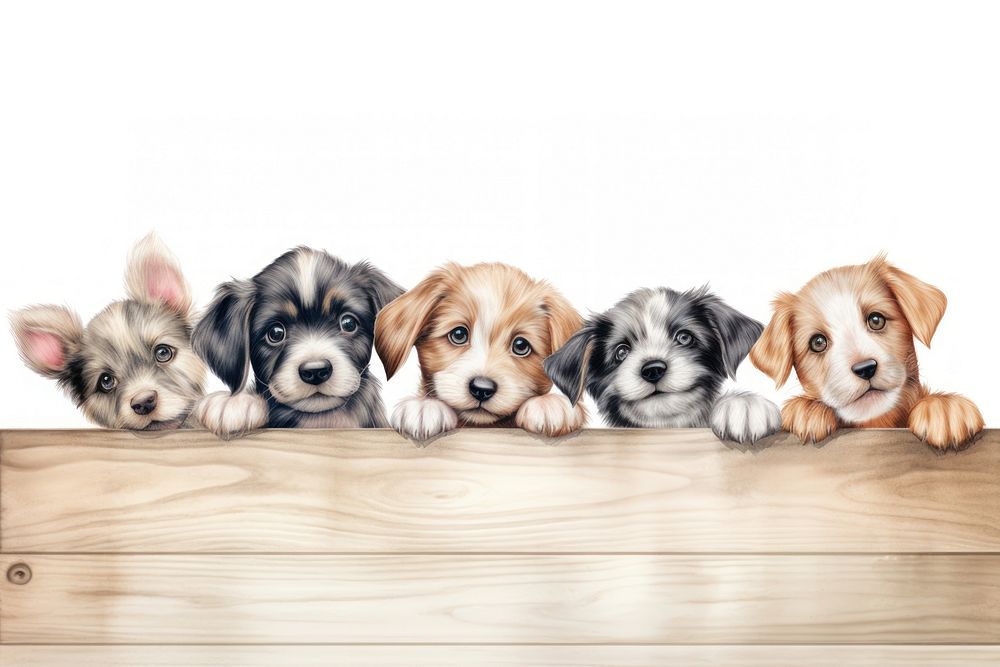 Cute dogs mammal animal puppy. AI generated Image by rawpixel.
