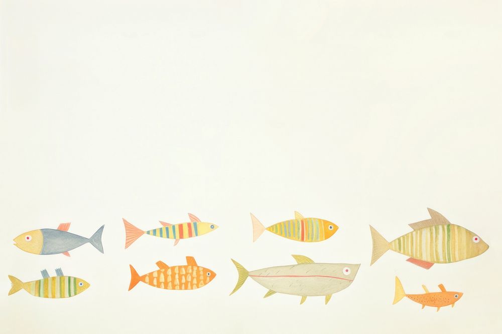 Fishes animal aquarium cartoon. AI generated Image by rawpixel.