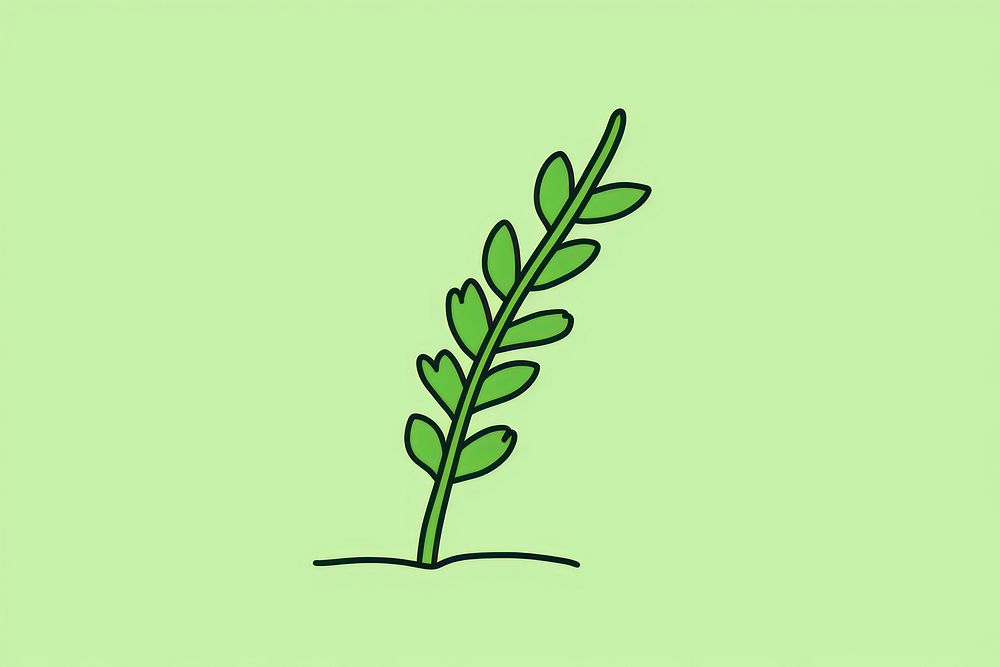 Plant cartoon green herbs. AI generated Image by rawpixel.