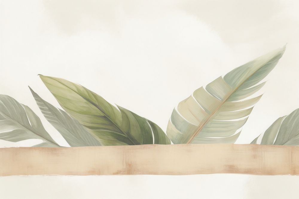 Tropical leaves plant leaf backgrounds. AI generated Image by rawpixel.