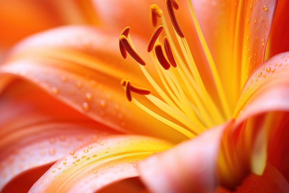 Lily flower backgrounds petal plant. AI generated Image by rawpixel.