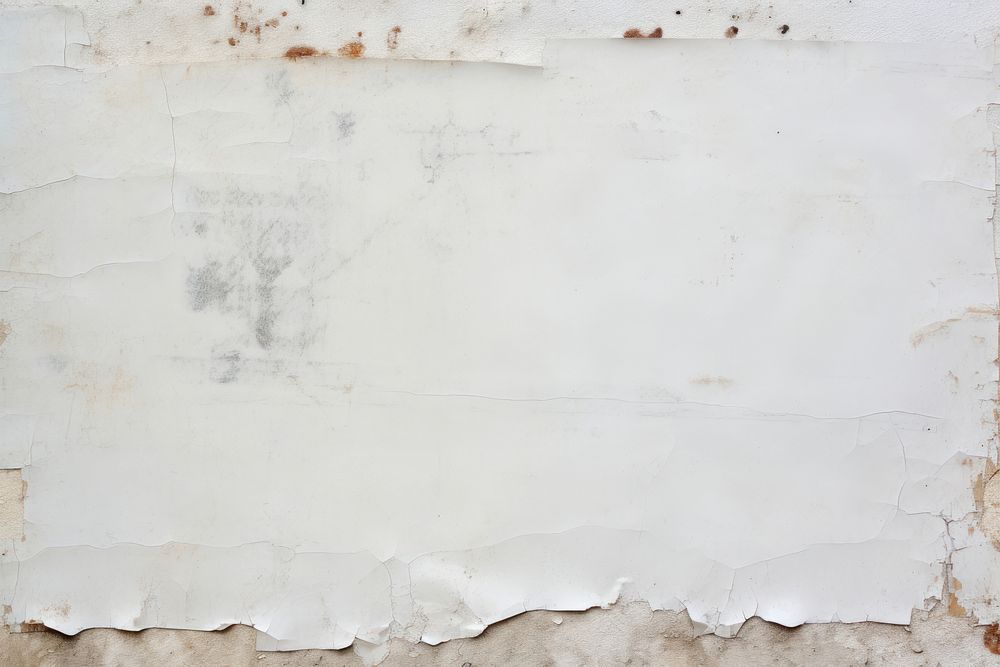 Ripped and torn off a urban wall white deterioration architecture. AI generated Image by rawpixel.