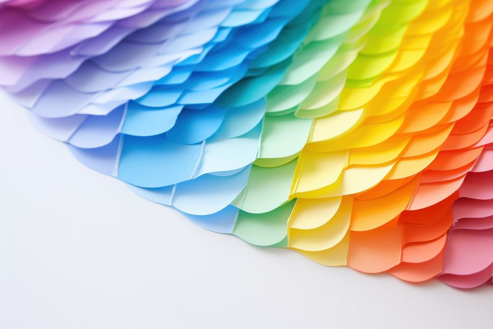 Rainbow backgrounds paper art. AI generated Image by rawpixel.