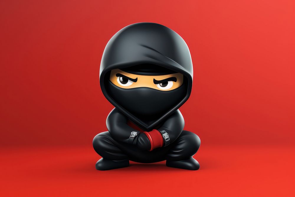 Ninja cartoon representation protection. AI generated Image by rawpixel.
