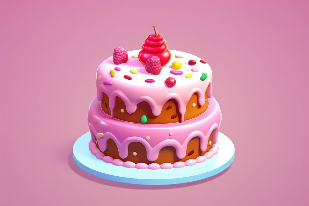 Cake cake dessert food. AI generated Image by rawpixel.