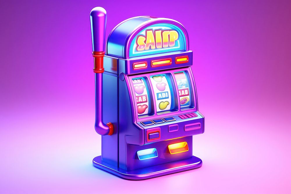 Slot machine gambling game opportunity. AI generated Image by rawpixel.