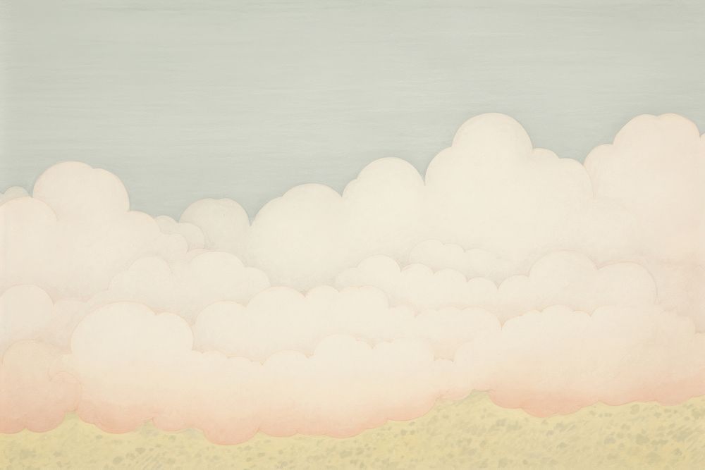 Cloud background backgrounds outdoors painting. AI generated Image by rawpixel.