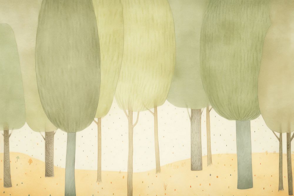 Forest background backgrounds painting drawing. AI generated Image by rawpixel.
