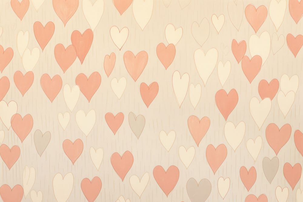 Heart background backgrounds pattern repetition. AI generated Image by rawpixel.