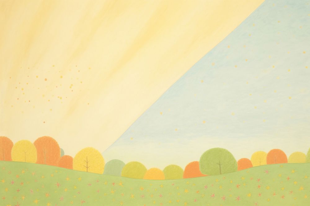 Sunny background painting backgrounds outdoors. AI generated Image by rawpixel.