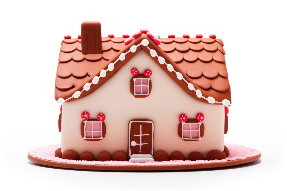 House cake gingerbread dessert. AI generated Image by rawpixel.