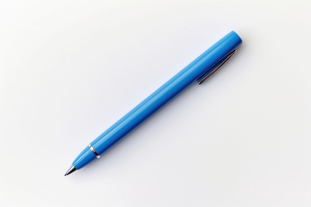 Blue pen cap white background correspondence turquoise. AI generated Image by rawpixel.