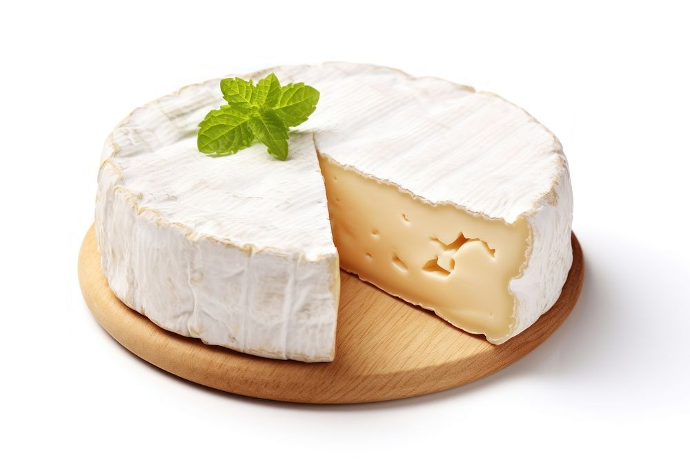 Camembert cheese dessert food parmigiano-reggiano. AI generated Image by rawpixel.