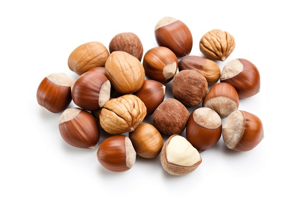 Nuts food backgrounds ingredient. AI generated Image by rawpixel.