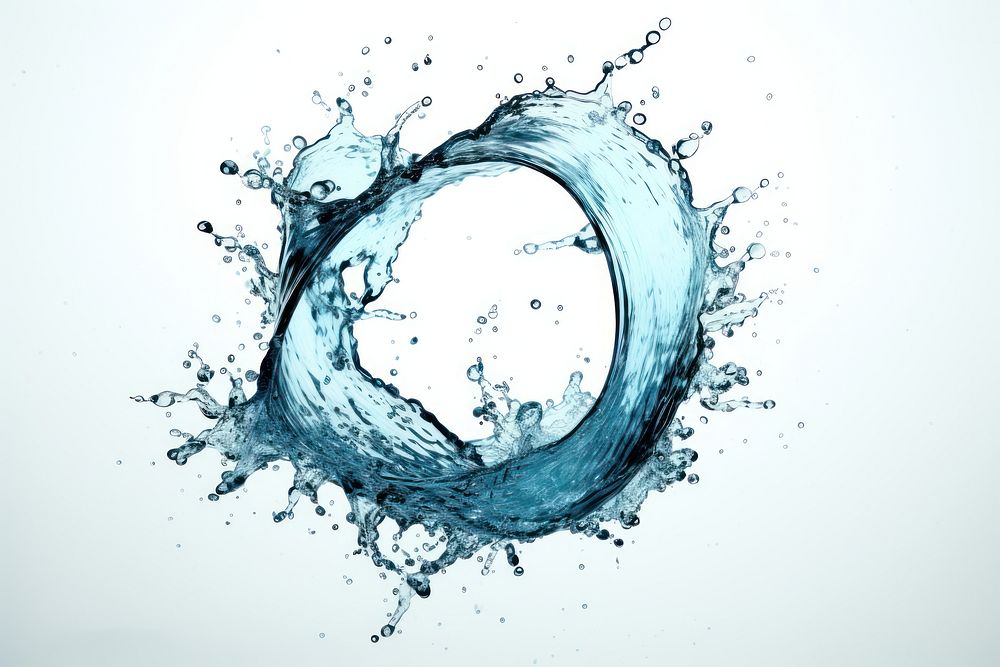 Water splash circle shape water splattered splashing. AI generated Image by rawpixel.