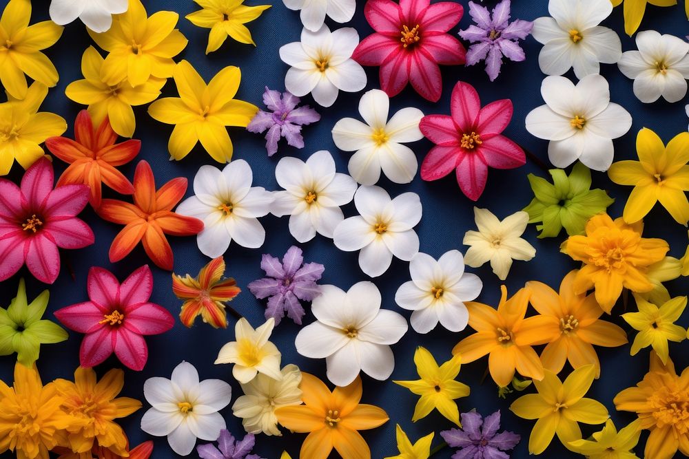 Pattern flowers nature petal plant. AI generated Image by rawpixel.