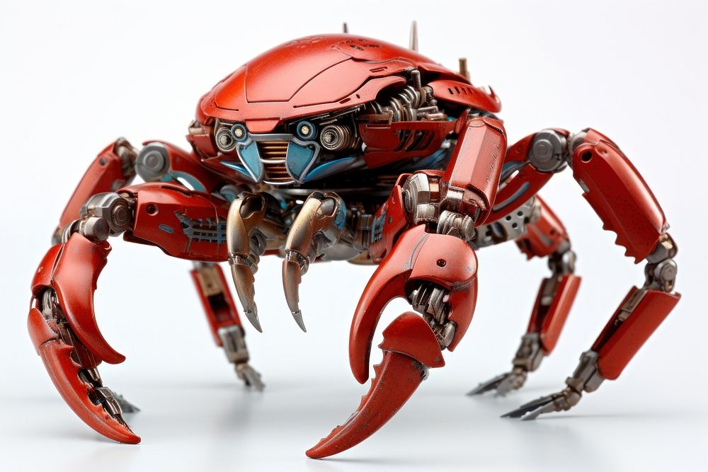 Cyborg crab seafood animal robot. AI generated Image by rawpixel.