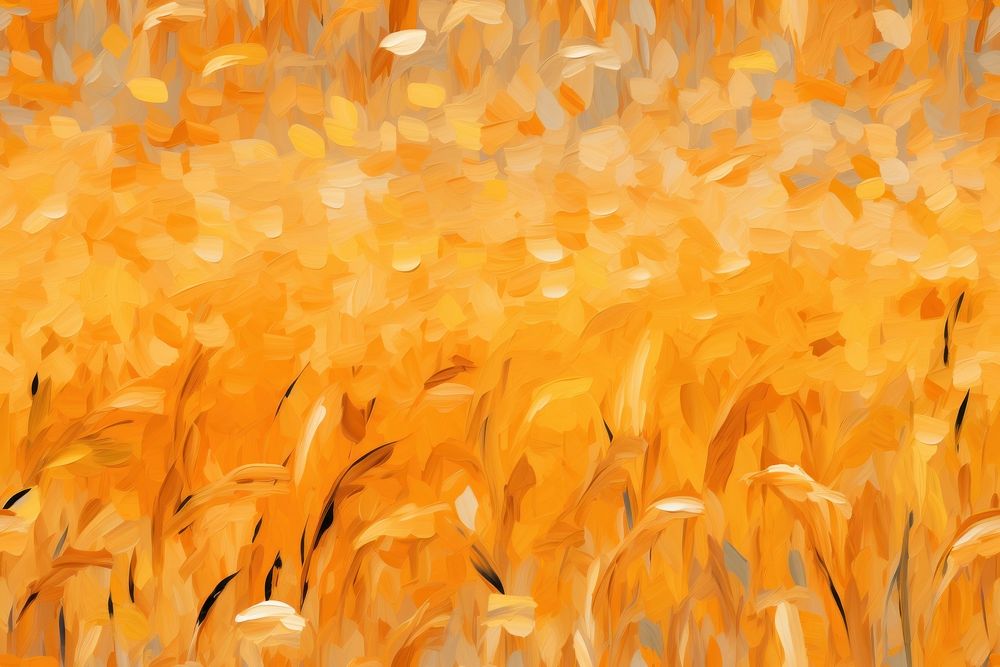 Orange outdoors painting field. AI generated Image by rawpixel.
