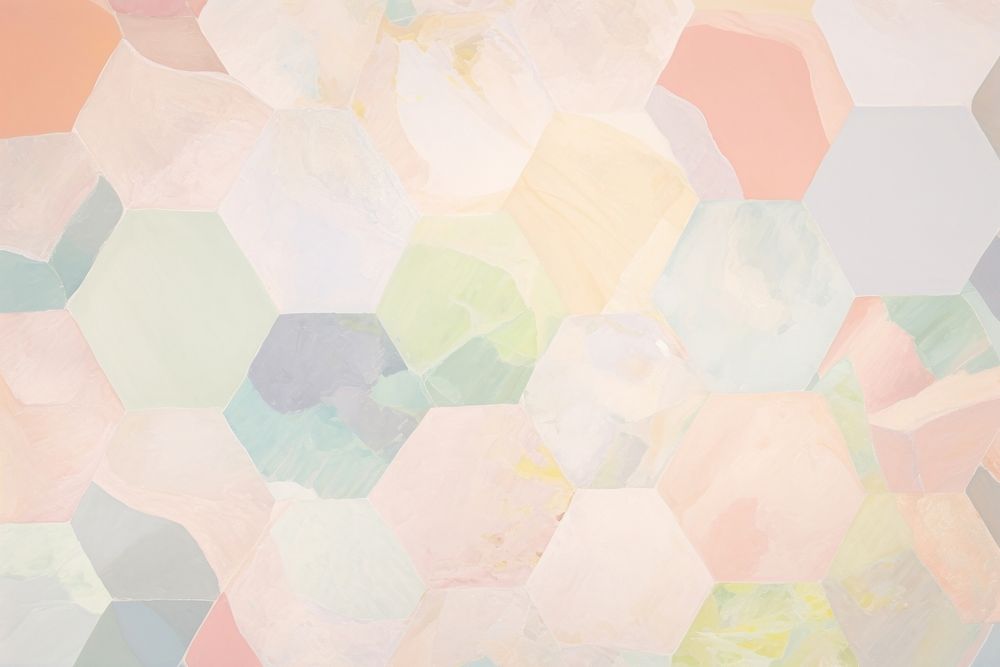 Hexagon backgrounds pattern texture. AI generated Image by rawpixel.