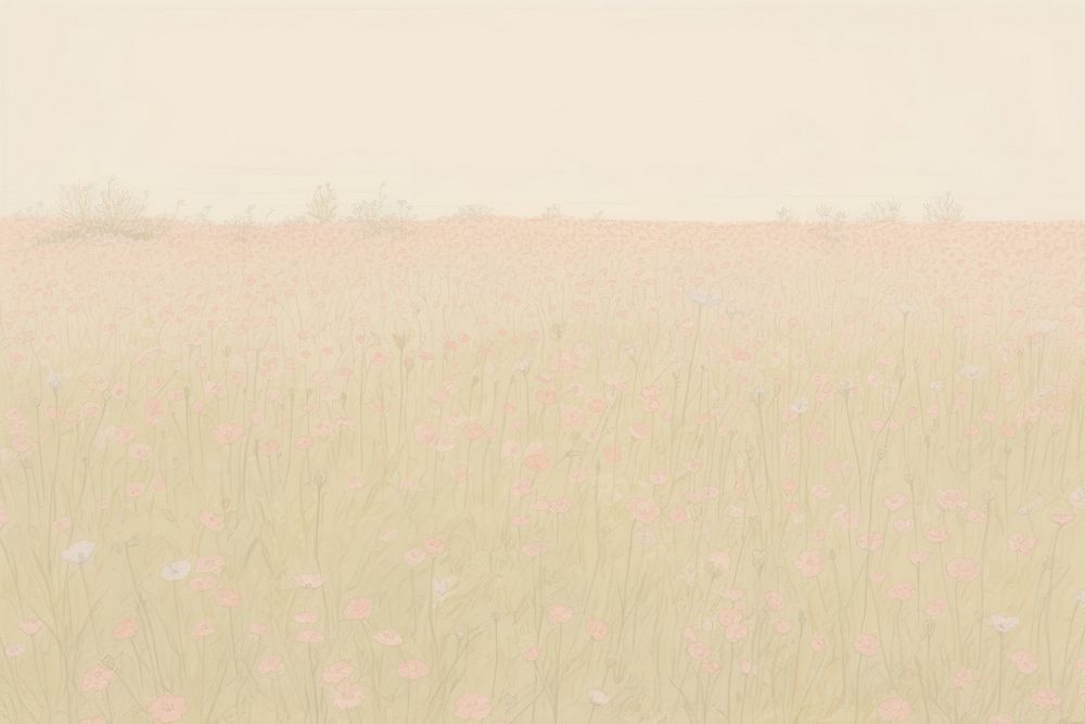 Flowers field outdoors nature plant. AI generated Image by rawpixel.