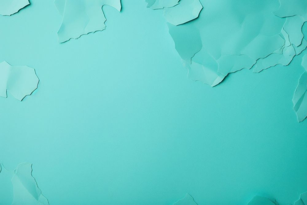 Turquoise paper backgrounds petal textured. AI generated Image by rawpixel.
