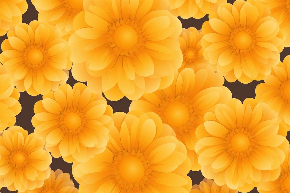 Marigold folwers texture backgrounds flower petal. AI generated Image by rawpixel.