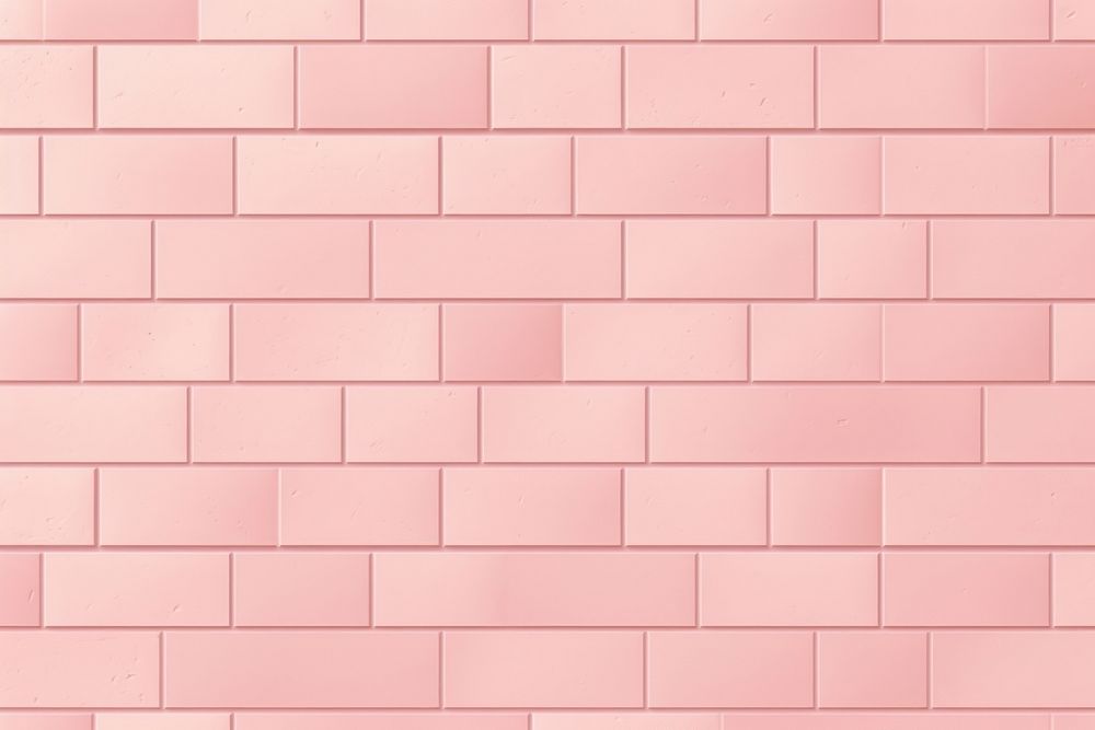 Pink bricks texture architecture backgrounds wall. AI generated Image by rawpixel.