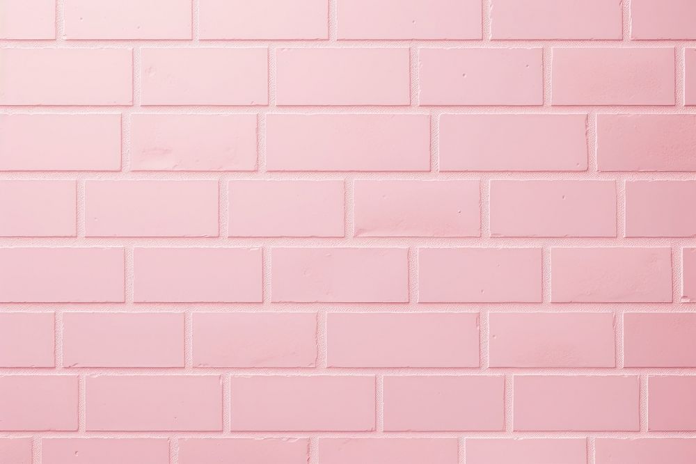Pink bricks texture backgrounds wall architecture. AI generated Image by rawpixel.