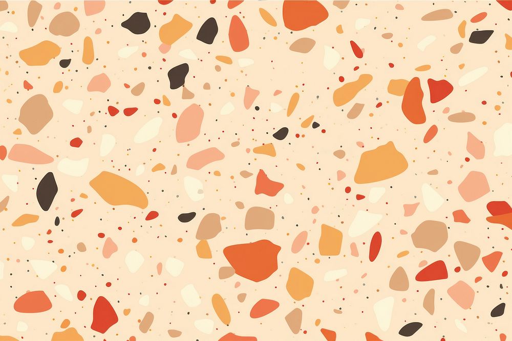Warm terrazzo texture backgrounds confetti flooring. AI generated Image by rawpixel.