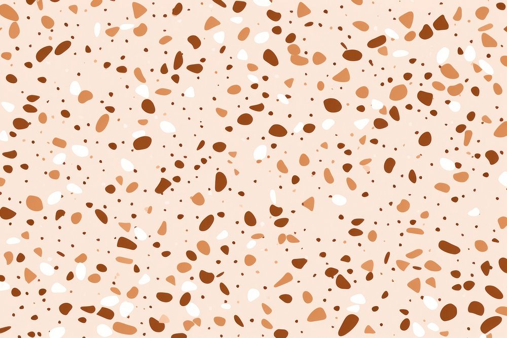 Terrazzo texture backgrounds pattern brown. AI generated Image by rawpixel.