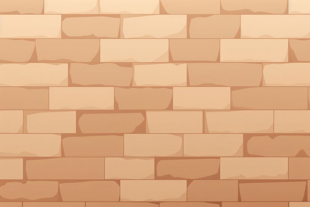 Brown bricks texture architecture backgrounds wall. AI generated Image by rawpixel.