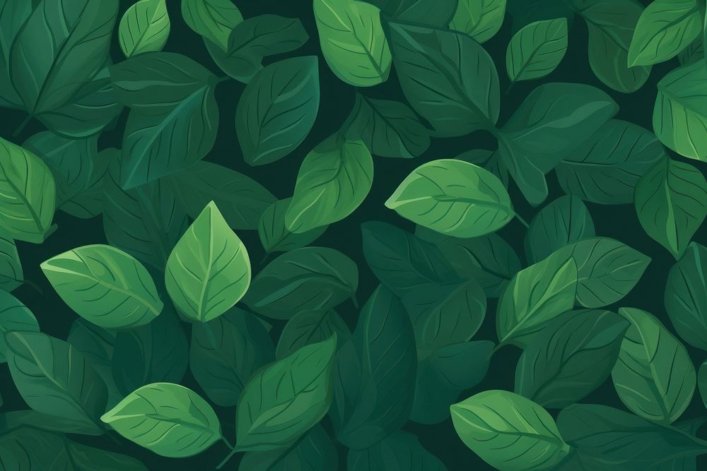 Leaves backgrounds pattern texture. AI generated Image by rawpixel.