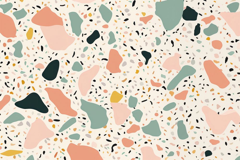 Terrazzo texture backgrounds confetti pattern. AI generated Image by rawpixel.