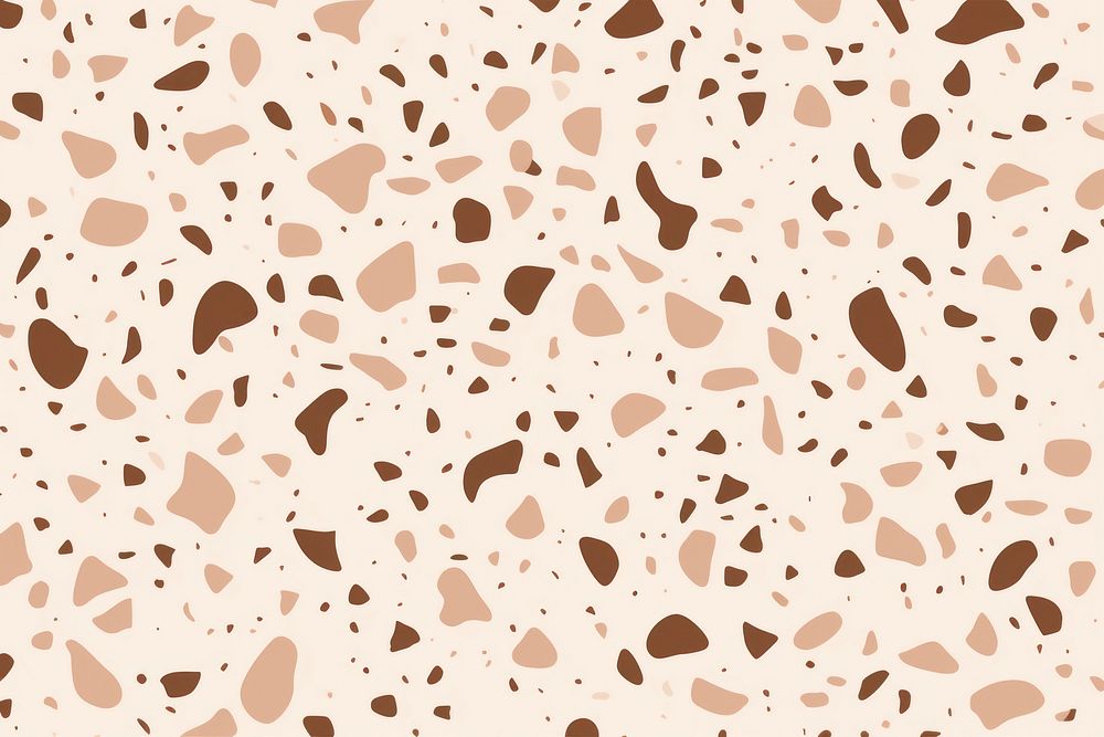 Terrazzo texture backgrounds pattern brown. AI generated Image by rawpixel.