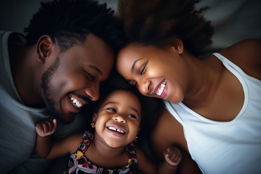 Family baby laughing portrait. AI generated Image by rawpixel.