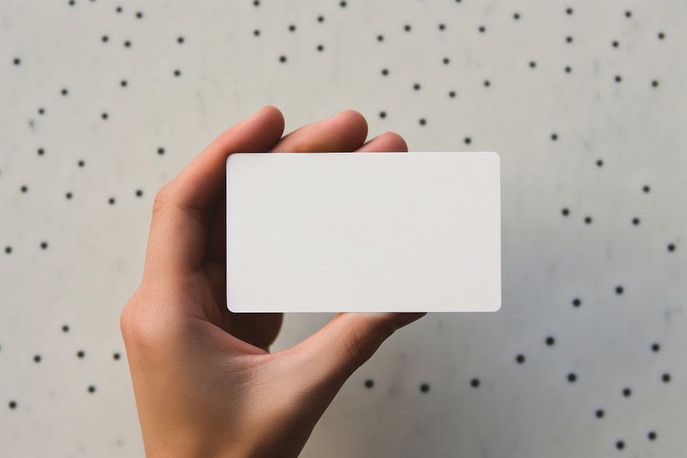 Hand text business card finger. AI generated Image by rawpixel.