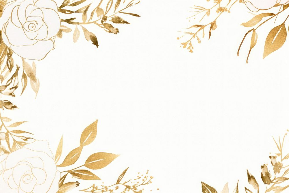 Floral border frame backgrounds pattern paper. AI generated Image by rawpixel.