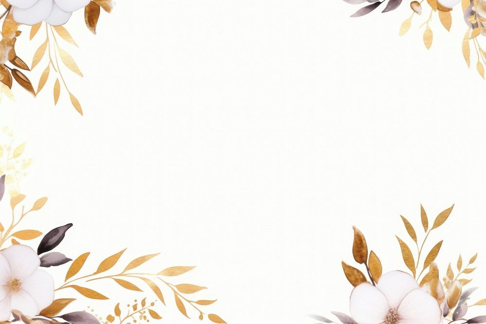 Floral border backgrounds pattern paper. AI generated Image by rawpixel.