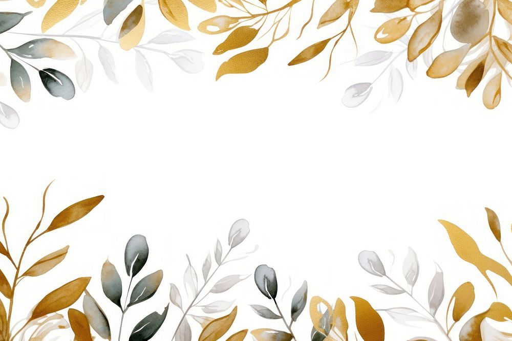 Eucalyptus border frame backgrounds pattern graphics. AI generated Image by rawpixel.