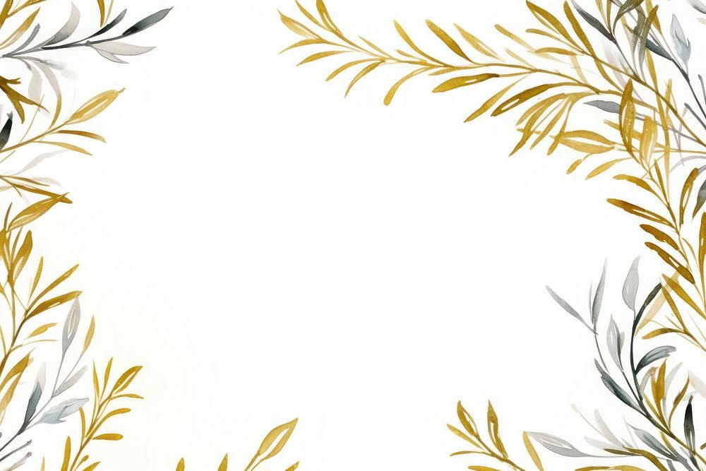 Rosemary border frame backgrounds pattern plant. AI generated Image by rawpixel.