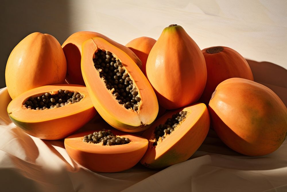 Papaya fruit plant food. AI generated Image by rawpixel.