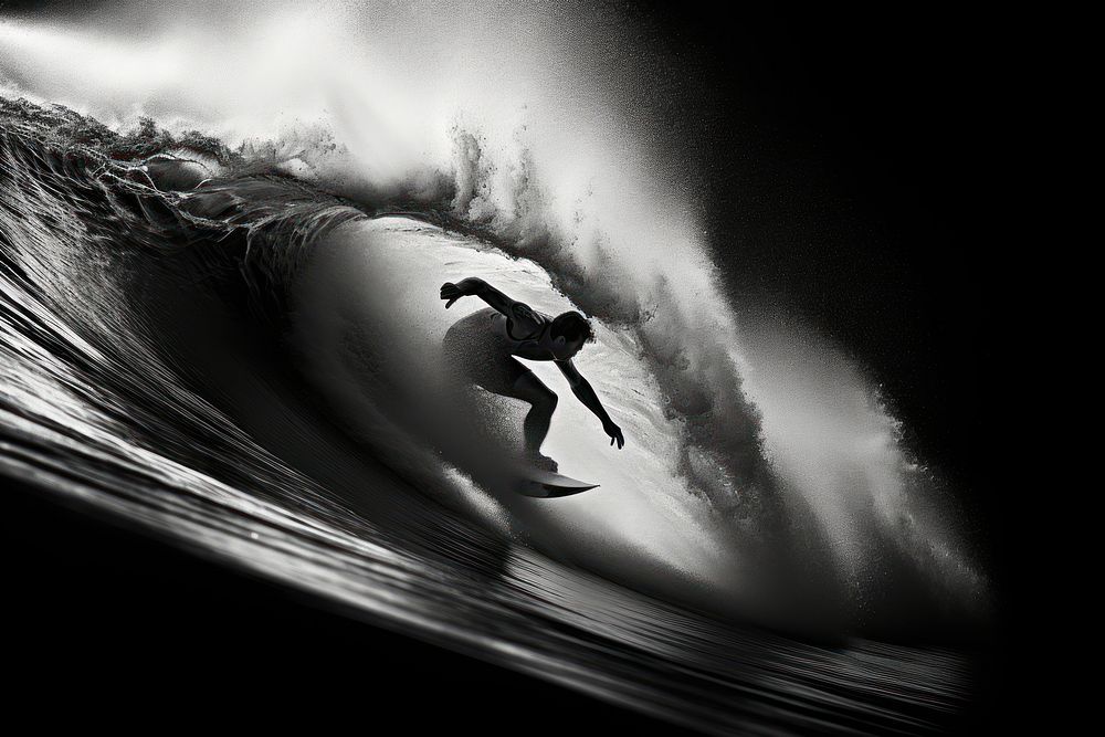 Surfing surfing sports nature. AI generated Image by rawpixel.