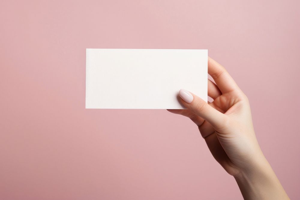 Hand envelope holding white. AI generated Image by rawpixel.