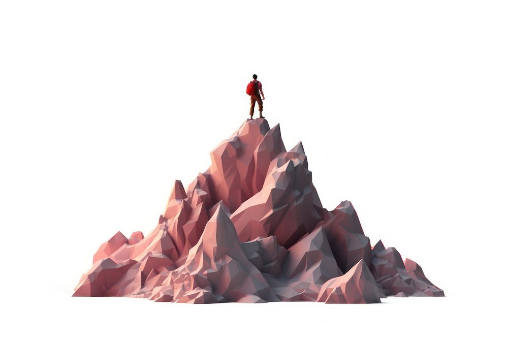 Mountain adventure outdoors walking. AI generated Image by rawpixel.