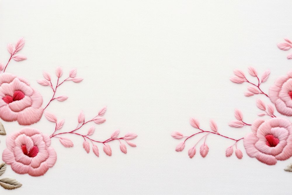 Rose garden pattern backgrounds embroidery. AI generated Image by rawpixel.