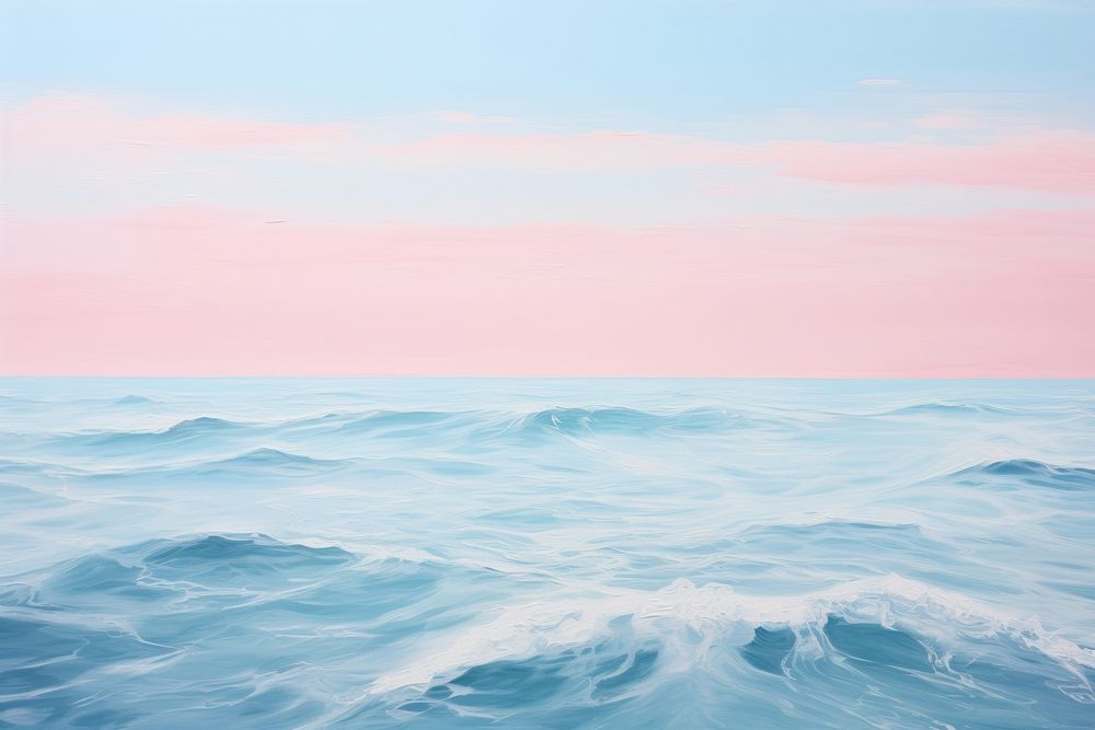 Sea horizon nature ocean. AI generated Image by rawpixel.