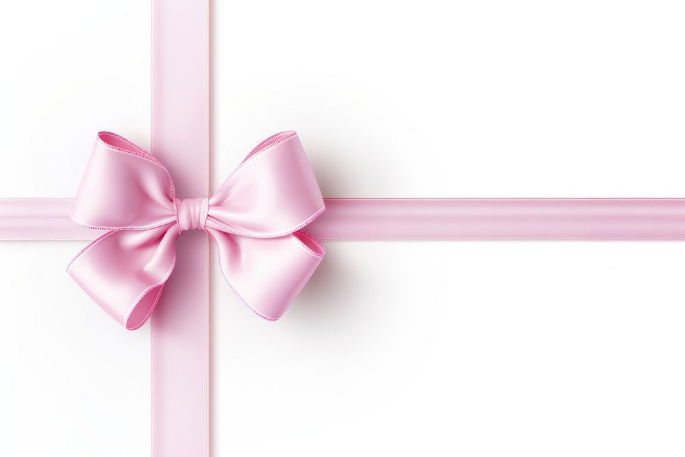 Bow backgrounds ribbon white background. AI generated Image by rawpixel.