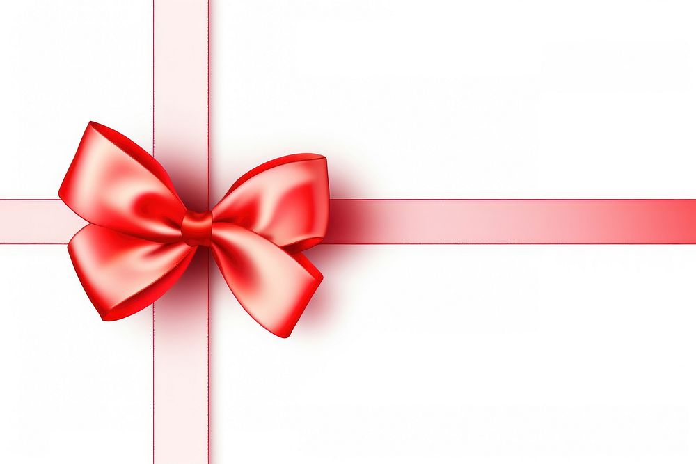 Red bow backgrounds ribbon gift. AI generated Image by rawpixel.