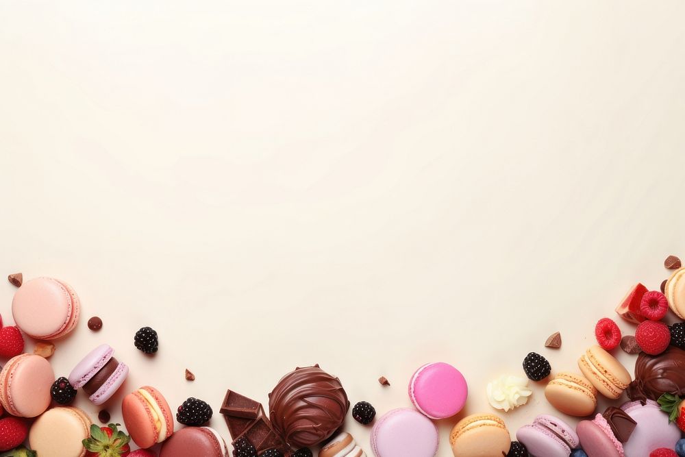 Dessert confectionery backgrounds food. AI generated Image by rawpixel.