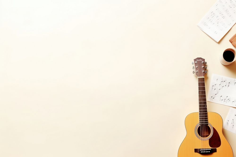 Music backgrounds guitar performance. AI generated Image by rawpixel.